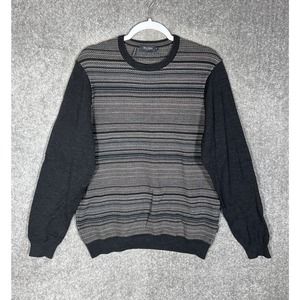 Maerz Virgin Wool Long Sleeve Crew Neck Pullover Knit Sweater Mens US Size Large